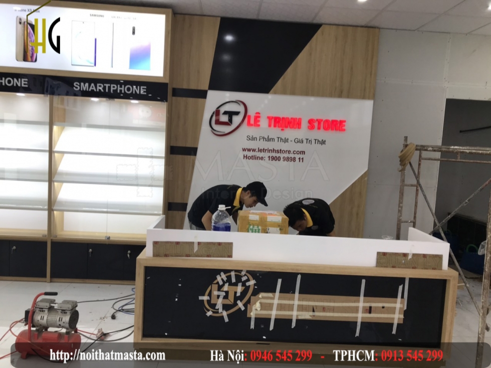 thi cong le trinh store 11